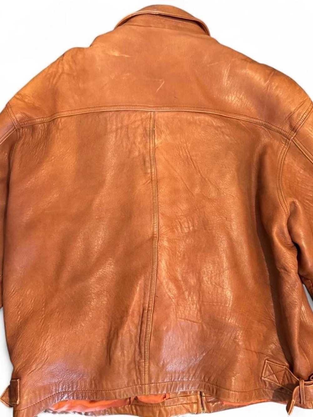 Mens Radius Genuine Leather Jacket
Brown Sherpa Lined Heavy Coat Size XXL - Picture 7 of 7